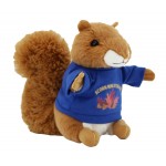 8" Nutsie Squirrel Stuffed Animal w/Shirt & Full Color Imprint with Logo