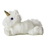 8" Celestial Unicorn Mini Flopsie Stuffed Animal Logo Printed
