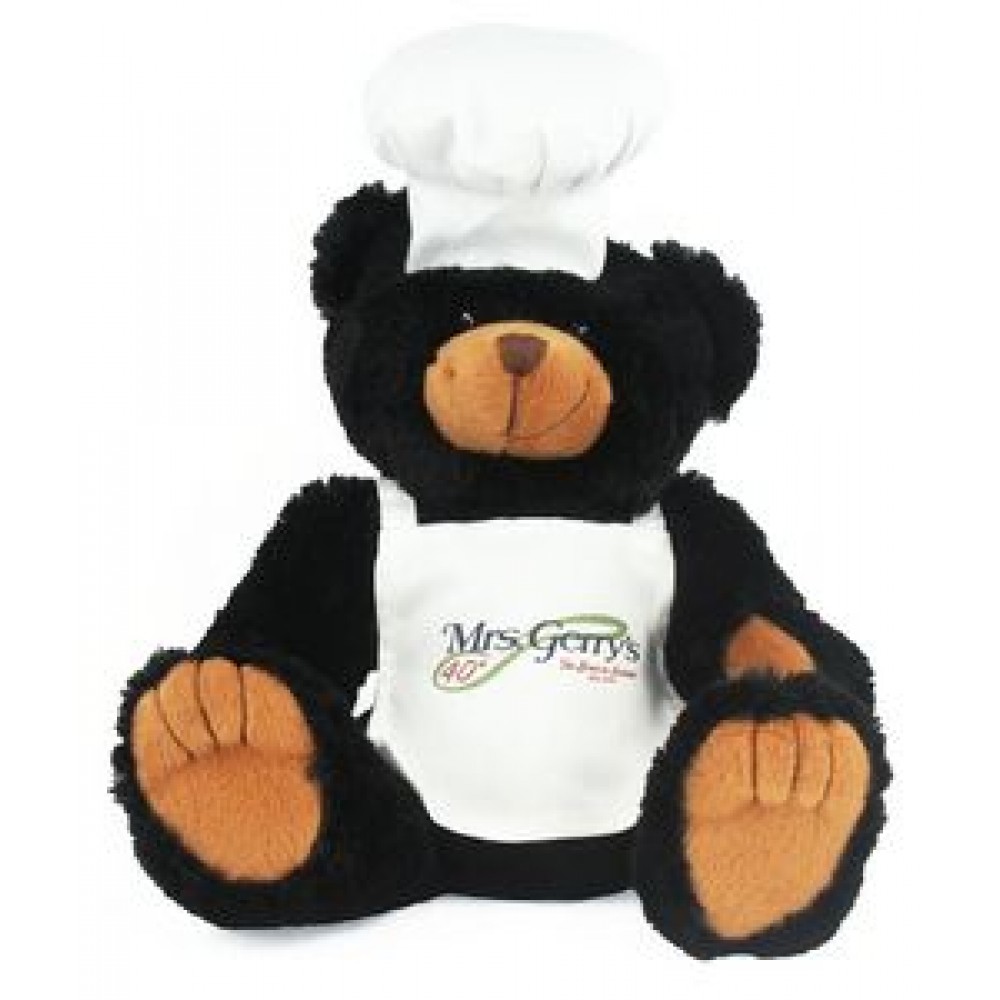 Custom 12" Chef Bear w/Full Color Imprint