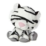 6" White Tiger Logo Printed