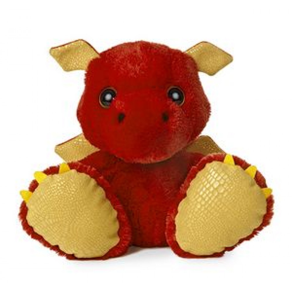 10" Sparks Dragon Stuffed Animal Custom Imprinted 10" Sparks Dragon Stuffed Animal Custom Imprinted