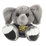 Customized 10" Stomper Elephant Stuffed Animal w/T-shirt & One Color Imprint