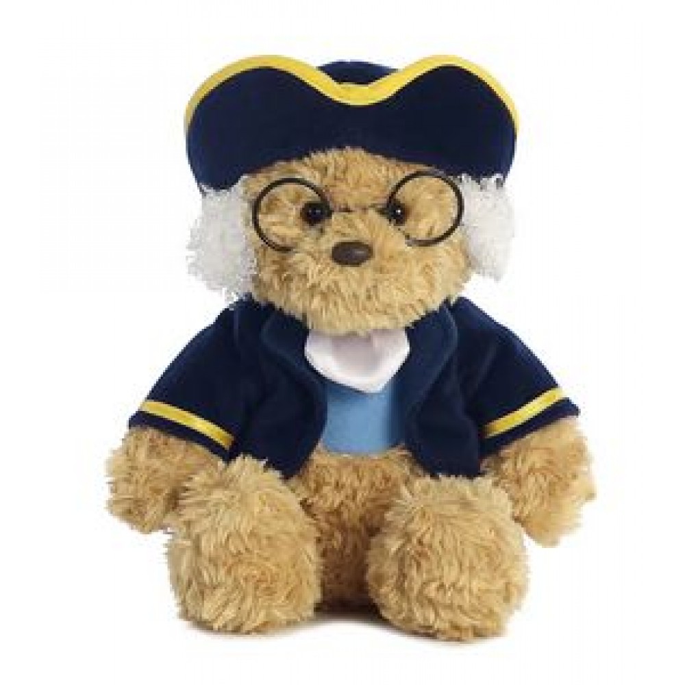 10" Ben Franklin Bear Custom Imprinted 10" Ben Franklin Bear Custom Imprinted