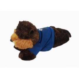 Personalized 8" Builder Beaver Stuffed Animal w/T-Shirt & Full Color Imprint