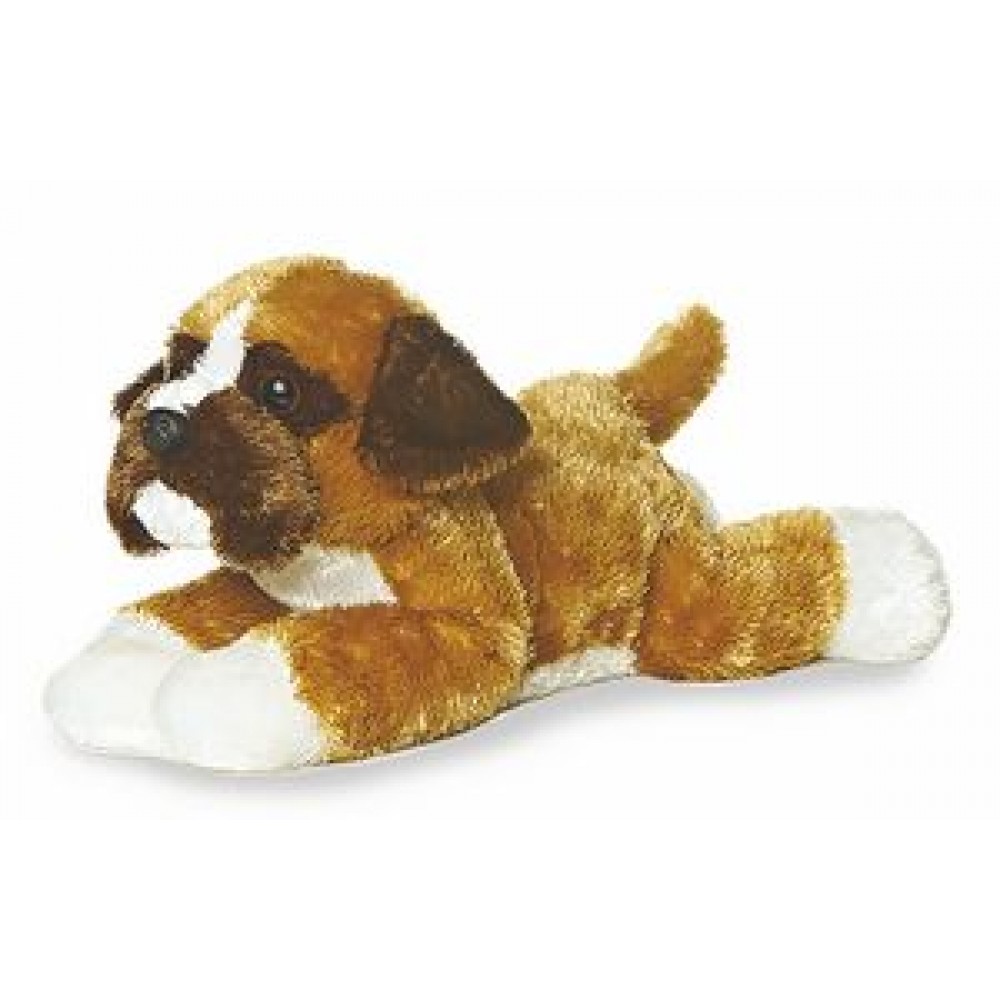stuffed boxer dog