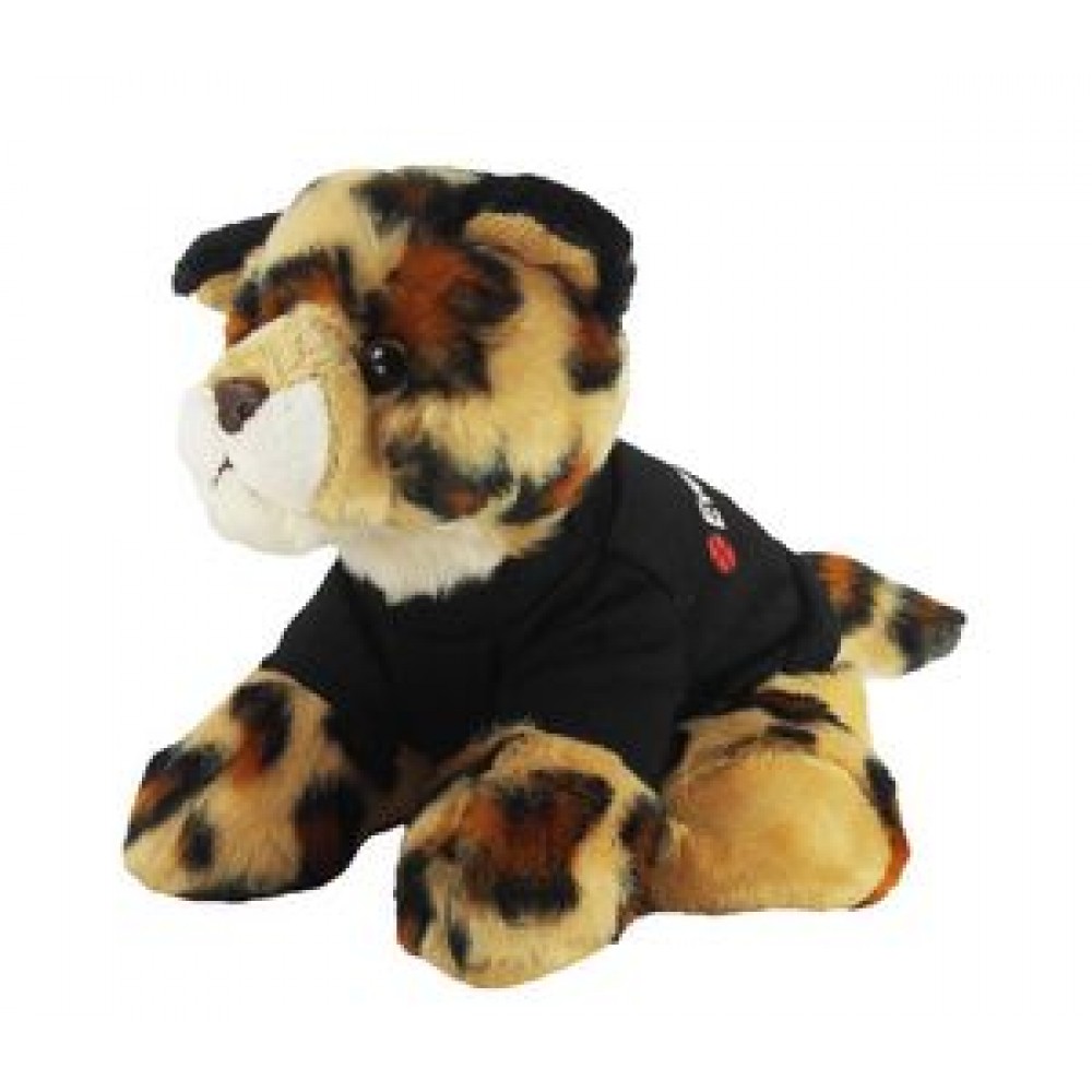 Custom 8" Amazon Jaguar Stuffed Animal w/T-Shirt & Full Color Imprint