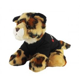 8" Amazon Jaguar Stuffed Animal w/T-Shirt & Full Color Imprint with Logo