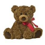 11" Coco Honey Bear Stuffed Animal Logo Printed