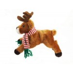 Personalized 8" Deer Stuffed Animal w/Scarf & One Color Imprint
