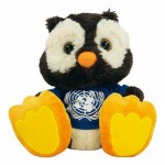 Custom 10" Winks Owl Stuffed Animal w/T-shirt & One Color Imprint