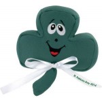 Promotional 5" Shamrock with Ribbon and One Color Imprint