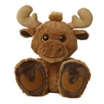 10" Maple Moose Stuffed Animal Logo Printed