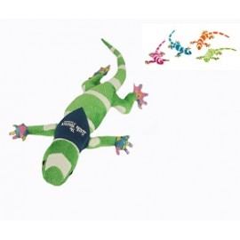 14" Glittered Geckos Assortment (Set of 4) w/Bandana & One Color Imprint with Logo