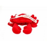 8" Cranky Crab Stuffed Animal w/Ribbon & One Color Imprint with Logo