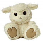 10" Baabsy Lamb Stuffed Animal Custom Imprinted