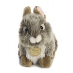 Custom Personalized 7" Baby Bunny Grey Stuffed Animal