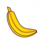 Banana Temporary Tattoo Custom Imprinted
