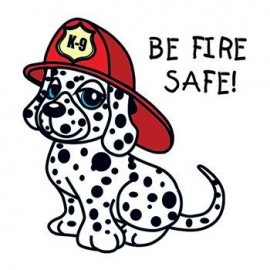 Be Fire Safe Temporary Tattoo with Logo