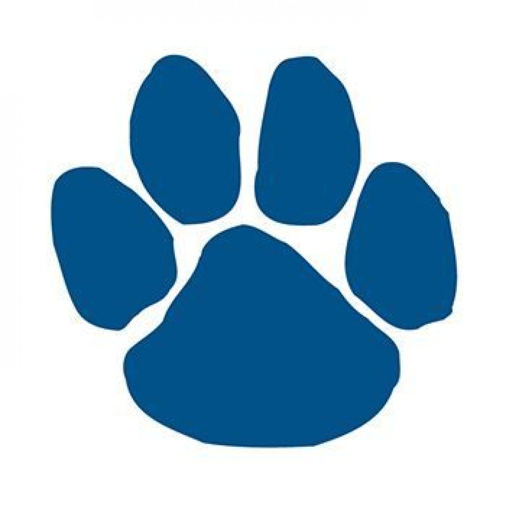 Navy Blue Paw Print Temporary Tattoo Custom Imprinted Navy Blue Paw Print Temporary Tattoo Custom Imprinted