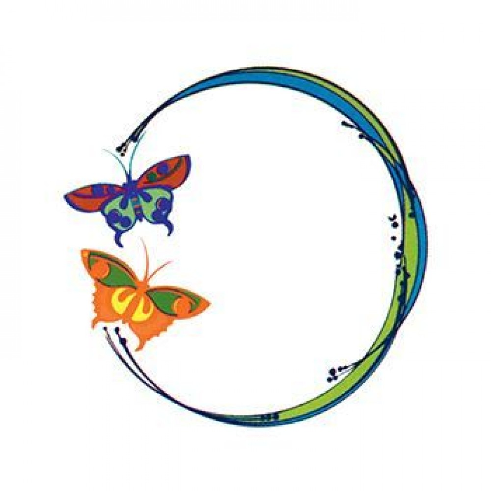 Butterfly Ring Temporary Tattoo Logo Printed Butterfly Ring Temporary Tattoo Logo Printed