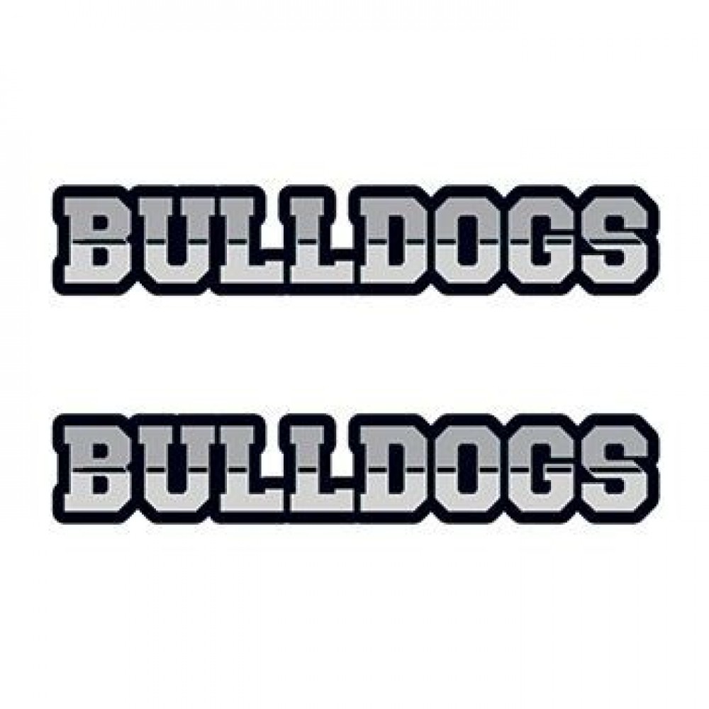 Bulldogs Text Temporary Tattoo Custom Imprinted Bulldogs Text Temporary Tattoo Custom Imprinted
