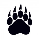 Custom Personalized Bear Paw Print Temporary Tattoo