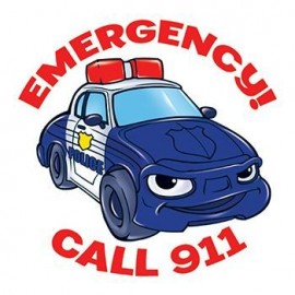 Promotional Emergency 911 Temporary Tattoo  Promotional Emergency 911 Temporary Tattoo