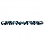 Black and Blue Tribal Band Custom Personalized