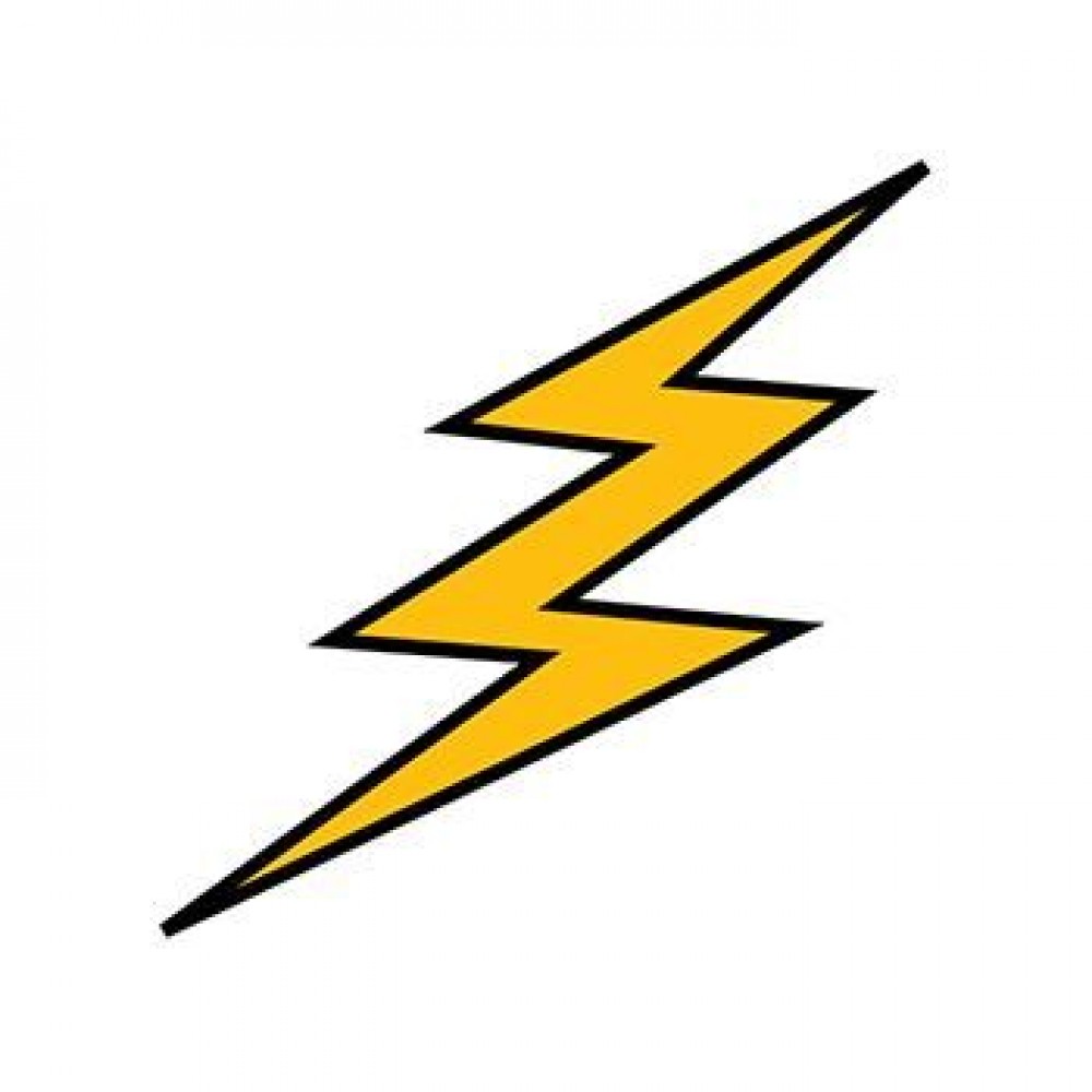 Custom Personalized Lightning Bolt Temporary Tattoo Custom Personalized Lightning Bolt Temporary Tattoo