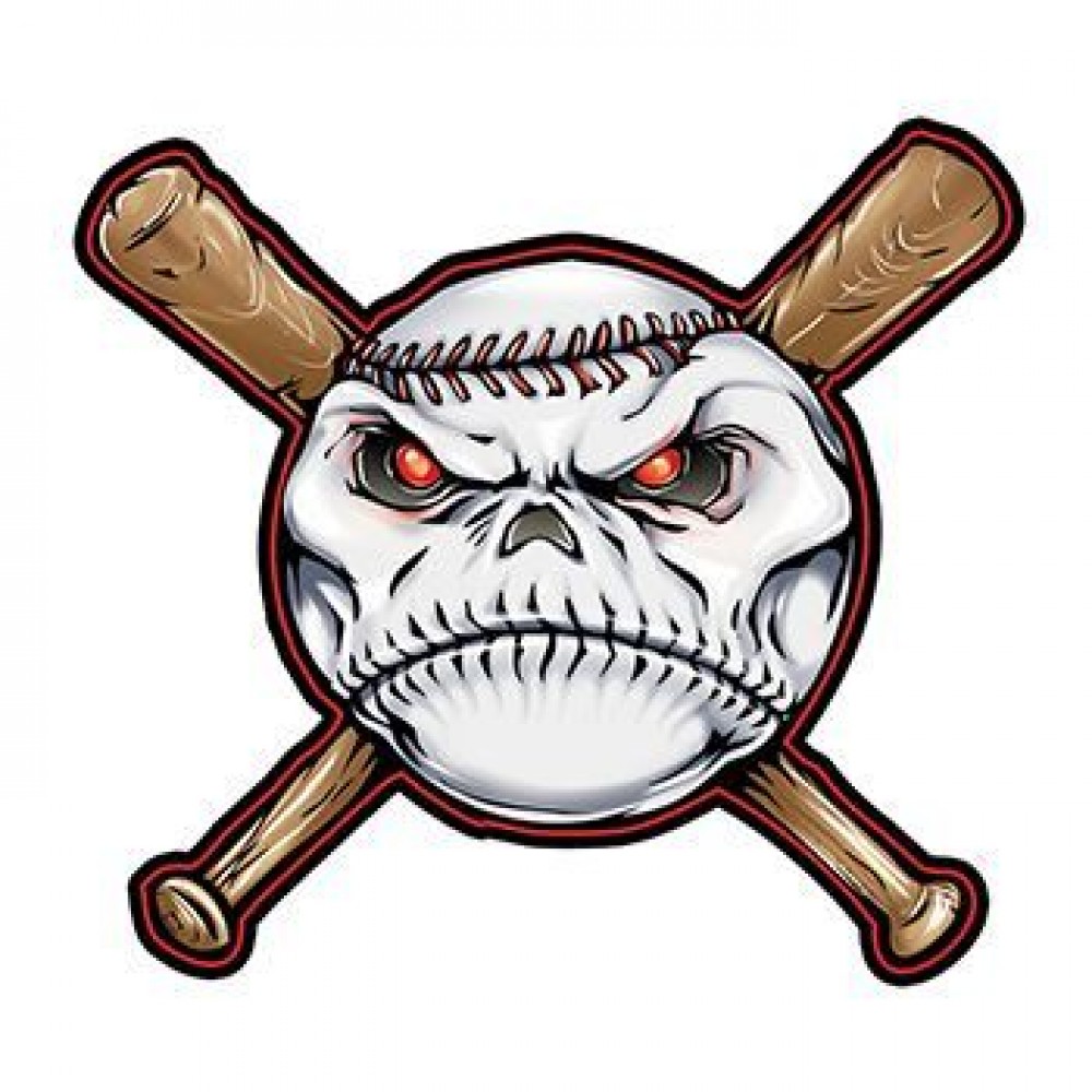 Baseball and Bats Temporary Tattoo Logo Printed Baseball and Bats Temporary Tattoo Logo Printed