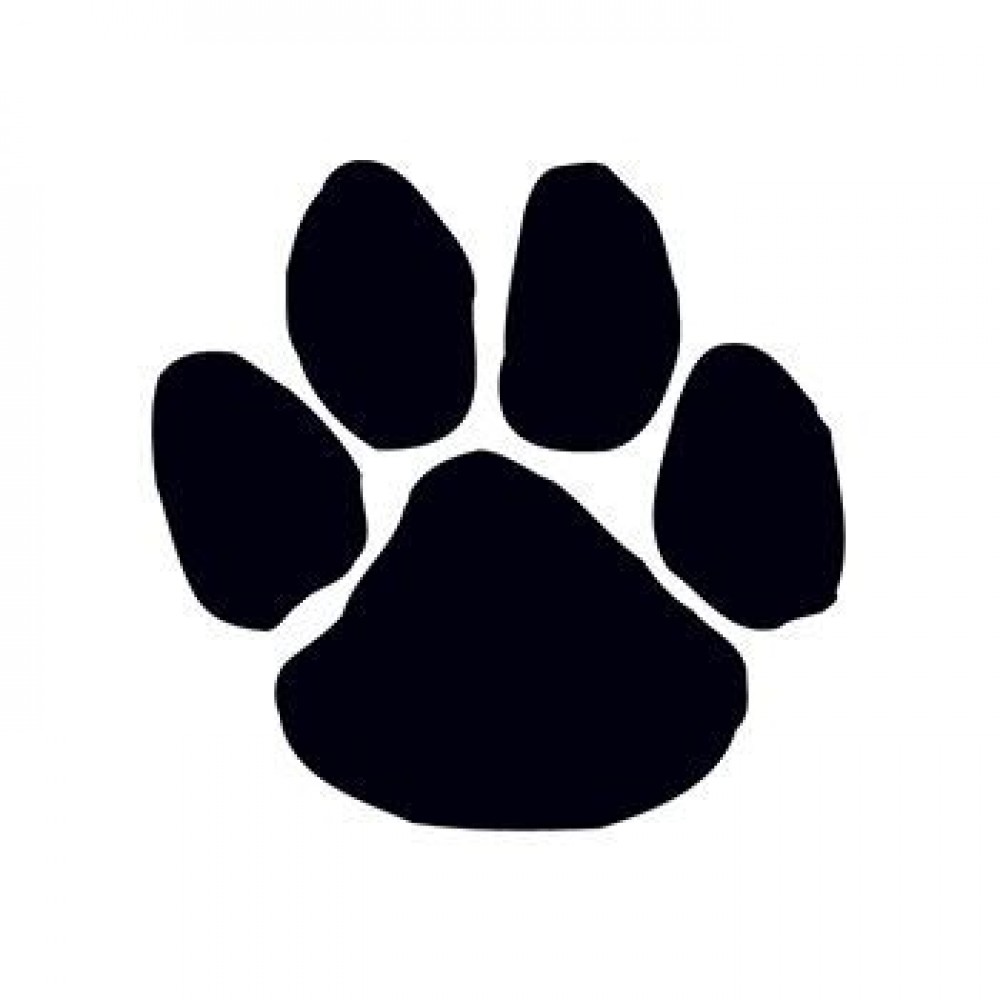 Black Paw Print Temporary Tattoo Custom Personalized Black Paw Print Temporary Tattoo Custom Personalized