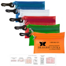 "Medi" 19 Piece Healthy Living Pack w/Plastic Carabiner Attachment with Logo  "Medi" 19 Piece Healthy Living Pack w/Plastic Carabiner Attachment with Logo
