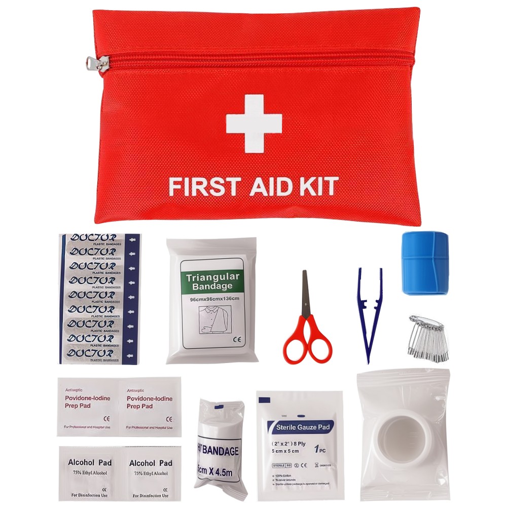 Emergency First Aid Kit with Pouch with Logo