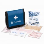 Custom Branded First Aid Kit w/Velcro Case