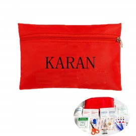 Custom 12 Piece Portable First Aid Kit  Custom 12 Piece Portable First Aid Kit