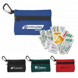 Promotional Outdoor First Aid Kit in Neoprene Pouch