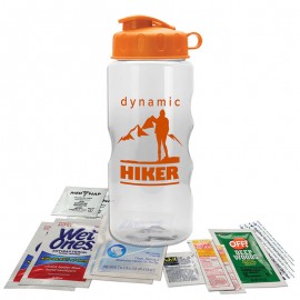 Tritan Bottle Survival First Aid Kit with Logo  Tritan Bottle Survival First Aid Kit with Logo