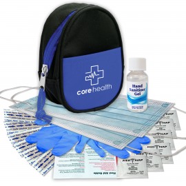 Zipper Tote Sanitizer Kit with Logo