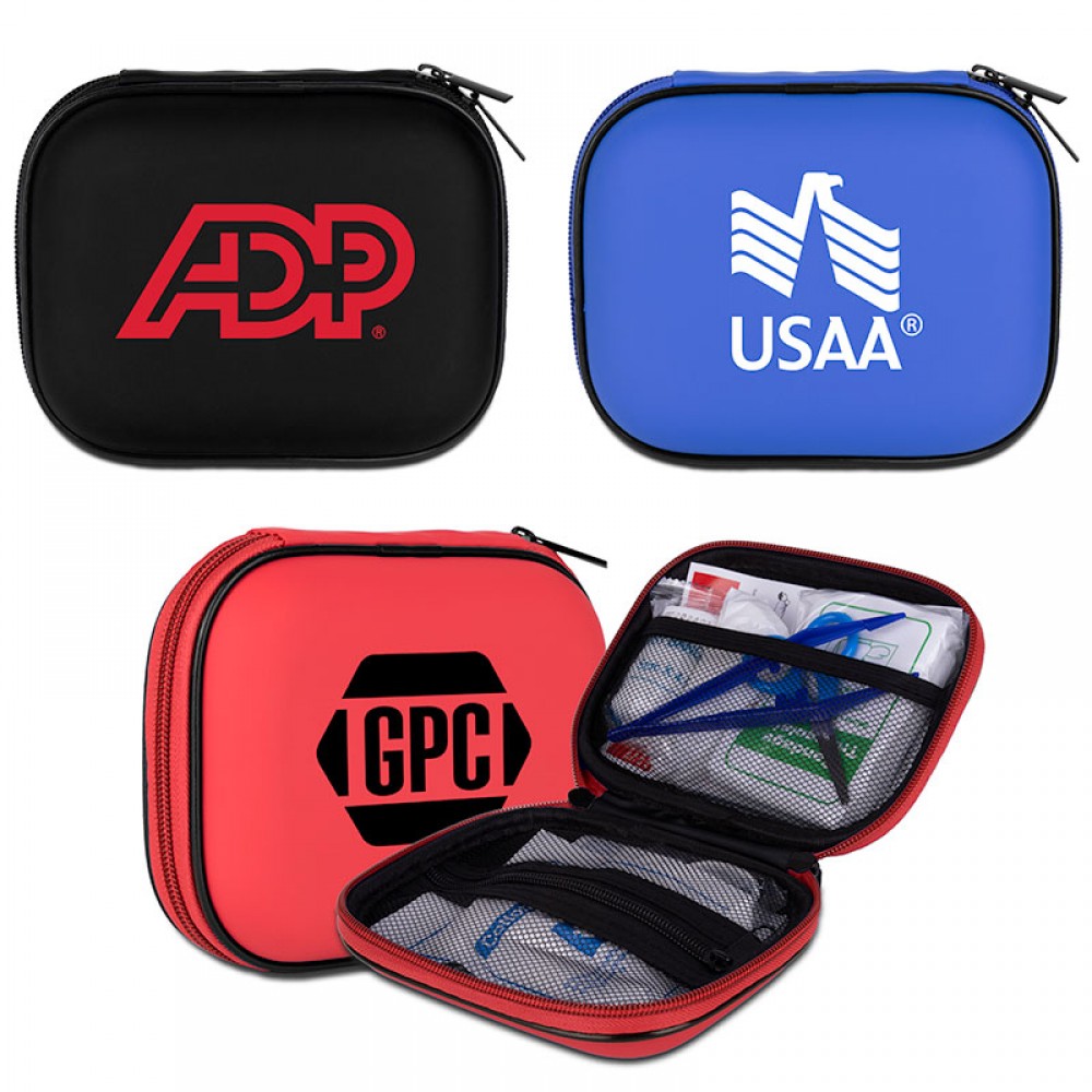 Custom 36pc First Aid Kit with EVA Soft Zipper Case (Factory Direct - 10-12 Weeks Ocean)