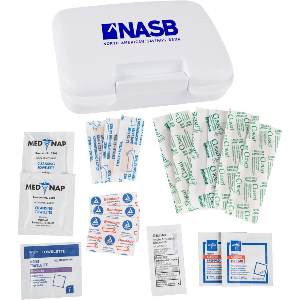 Med1 Premium First Aid Kit Logo Printed Med1 Premium First Aid Kit Logo Printed