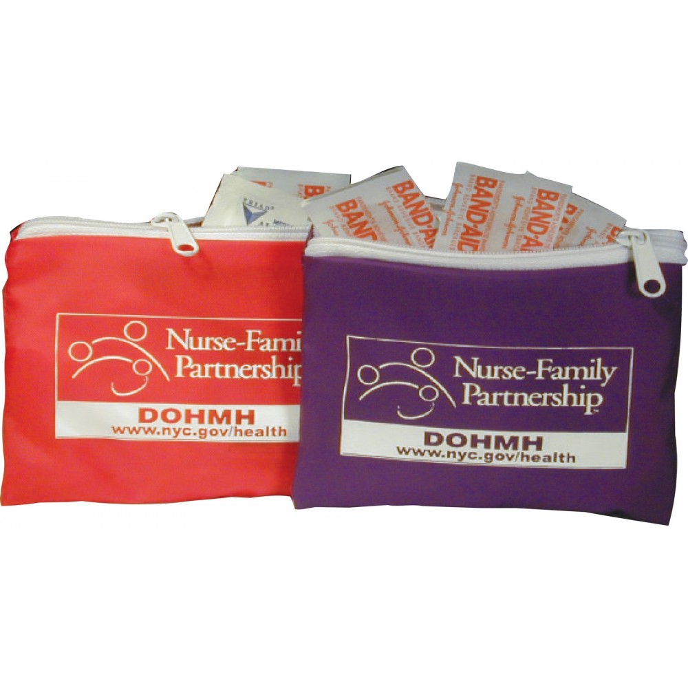 Custom Branded Zippered First Aid Travel Kit Custom Branded Zippered First Aid Travel Kit