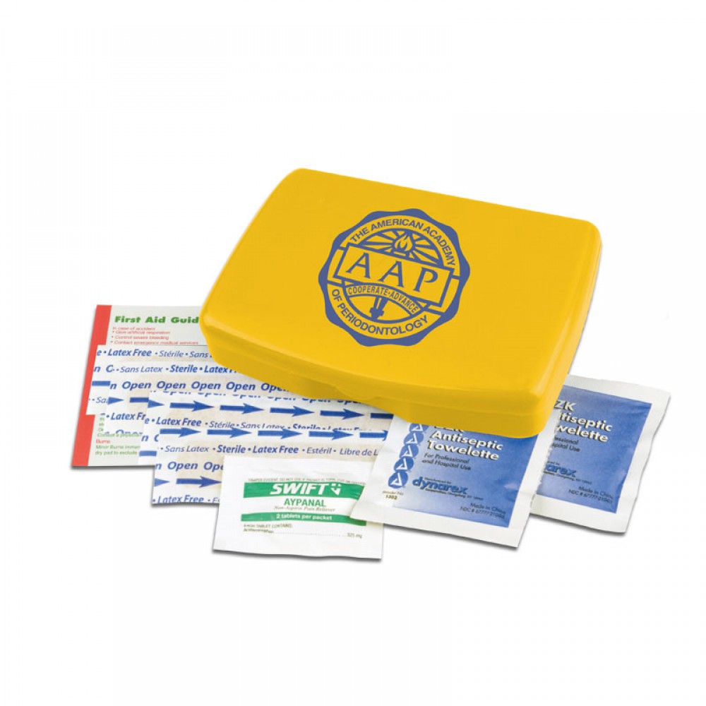 Personalized Express First Aid Kit With Non Aspirin Pain Reliever