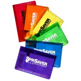 Sun Care Purse in Ultra Vibrant TEK Translucent Vinyl Colors with Logo