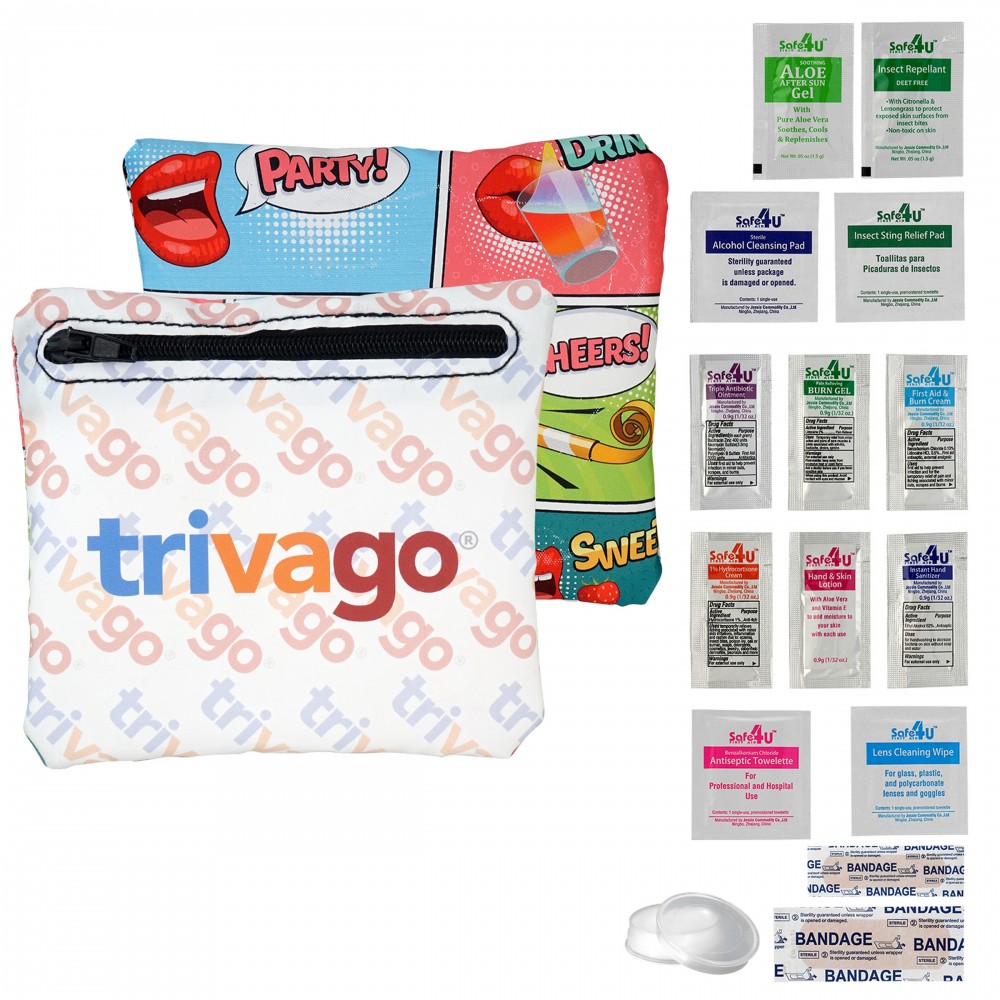 Full Color Lip Balm and First Aid Kit Custom Imprinted Full Color Lip Balm and First Aid Kit Custom Imprinted