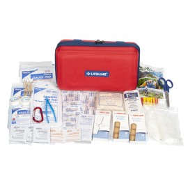 Personalized Lifeline AAA Deluxe Hard-Shell Foam First Aid Kit, 121 Piece
