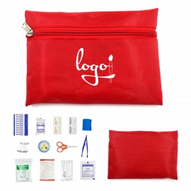 Personalized Car Emergency First Aid Kit  14-piece Set