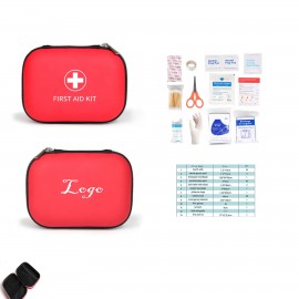 First Aid Kit With Zipper Bag with Logo
