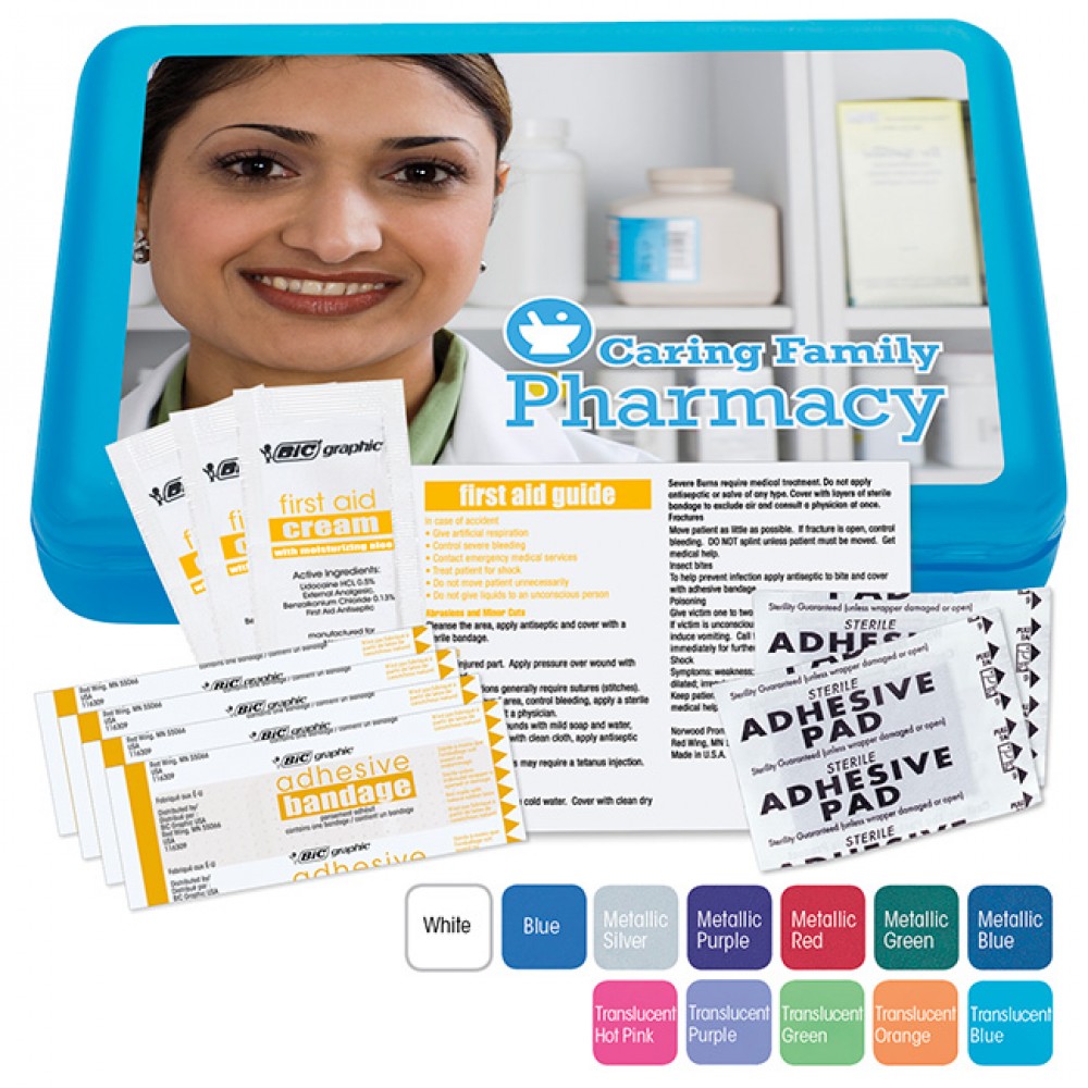 Logo Printed BIC Graphic Deluxe First Aid Kit Logo Printed BIC Graphic Deluxe First Aid Kit