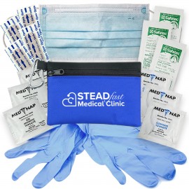 Personalized Zip Tote Personal Protection Kit  Personalized Zip Tote Personal Protection Kit