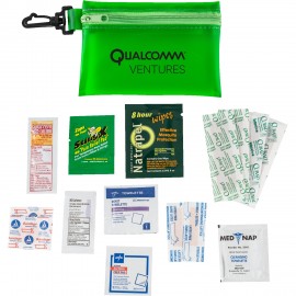 Med1 Basic Hiker's First Aid Kit with Logo  Med1 Basic Hiker